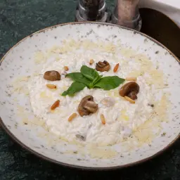 ريزوتو بالدجاج والفطر